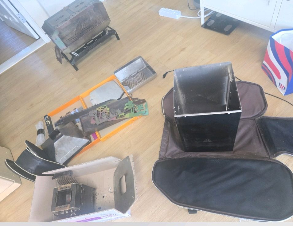 빅토리 캠프 MDD 캠핑용 화목난로 셋트 이미지