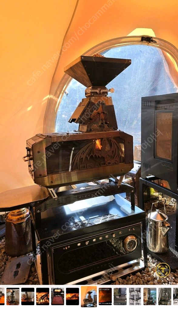 빅토리 캠프 MDD 캠핑용 화목난로 셋트 이미지