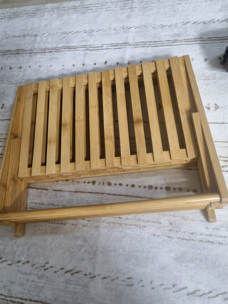 캠핑 접이식 선반 2개 우드 3단+4단 거치대 이미지