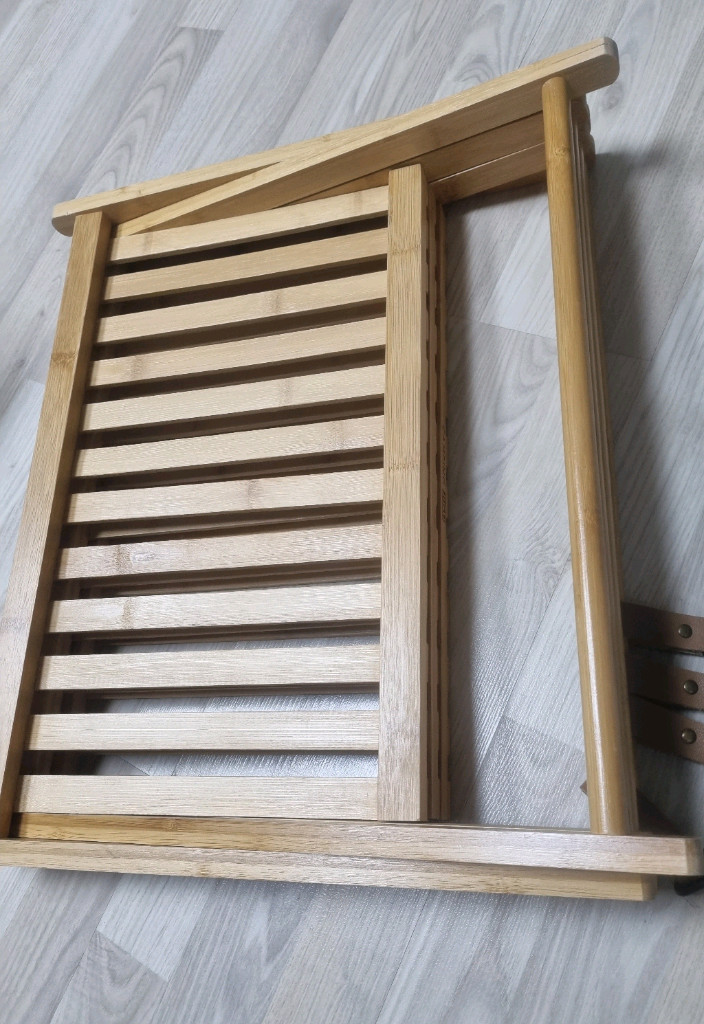 캠핑 접이식 선반 2개 우드 3단+4단 거치대 이미지