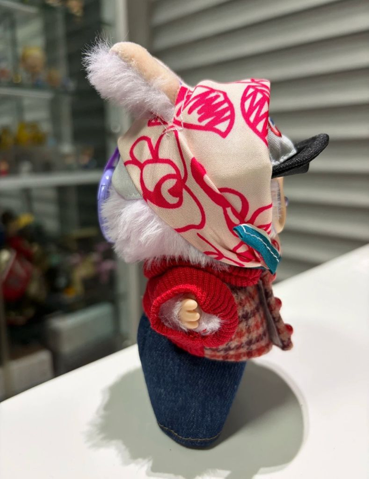 라부부 하이라이트 보라색 LUCK 정품 15-17cm 인형 (옷 포함) 이미지