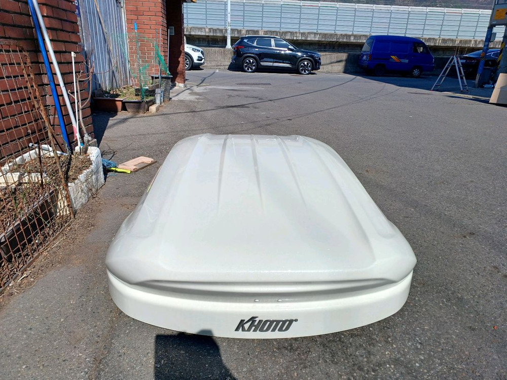 팰리세이드 코토 일체형 루프박스 화이트 중고 이미지