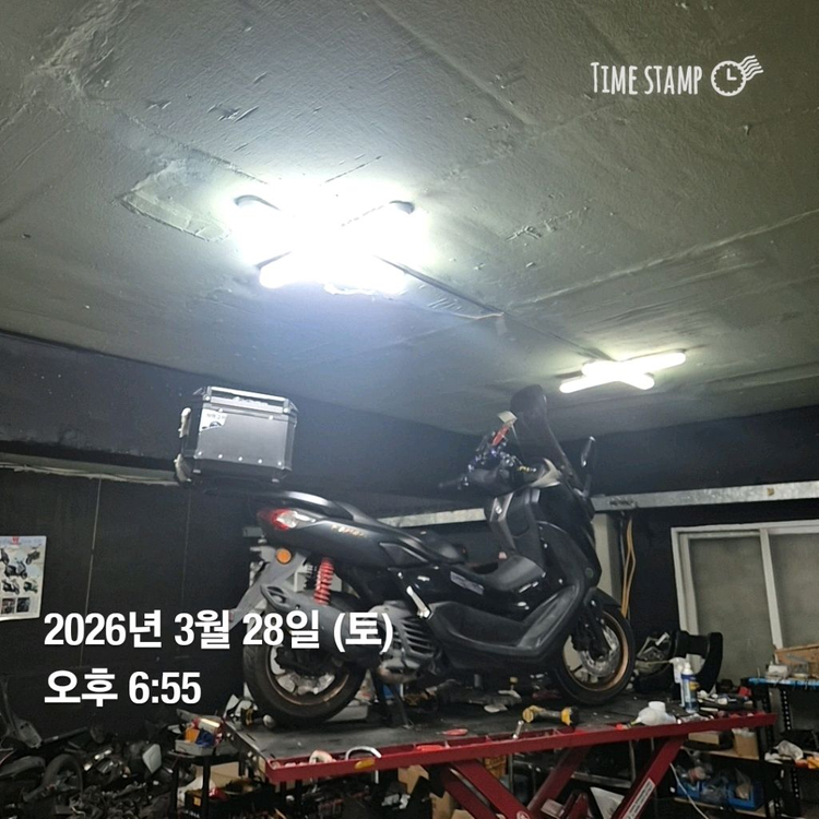 야마하 NMAX125 22년식 ABS 배달세팅 경정비완료 블랙 오토바이 이미지