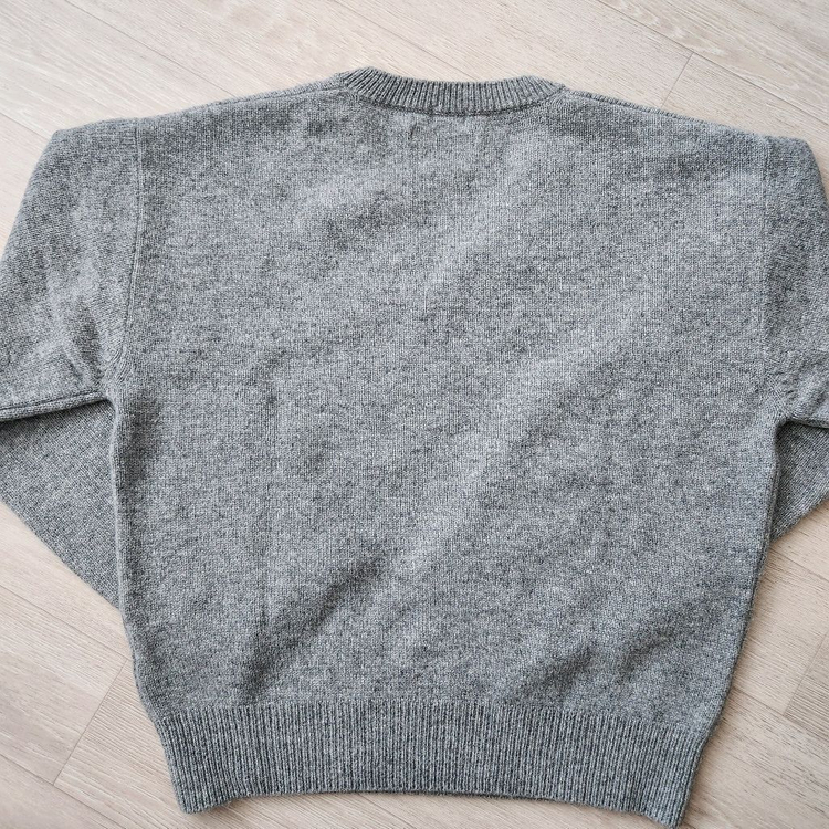 시에 sie 베이 루즈 울 브이넥 니트 그레이색상 이미지