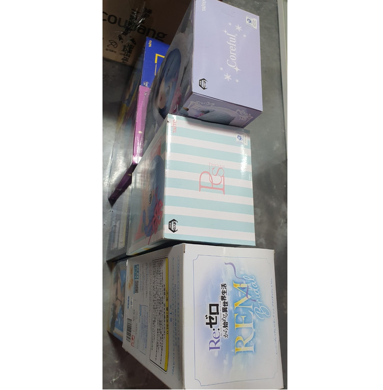 리제로 피규어 7개 일괄 이미지