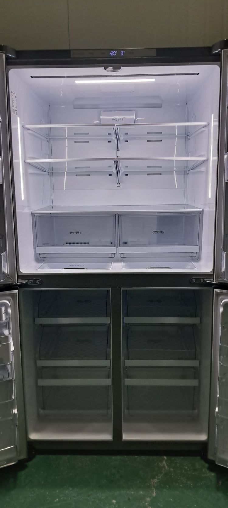 1603 엘지디오스 870L 4도어양문형냉장고(메탈) 이미지