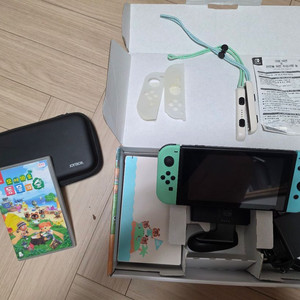 닌텐도 스위치 동물의 숲 에디션 + 동물의 숲 이미지