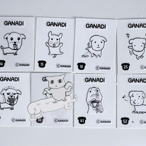 듀 가나디 고냐니 공룡이 띠부씰 스티커 교환 판매 양도 피크민 산리오 쿠로미 포켓몬 이미지