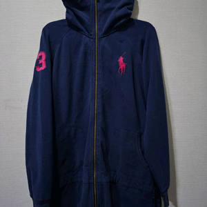 폴로 POLO 빅포니 핑크 네이비 후드집업 95 / M 이미지