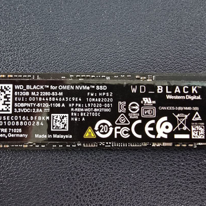 WD BLACK SSD NVMe SSD 512GB 이미지
