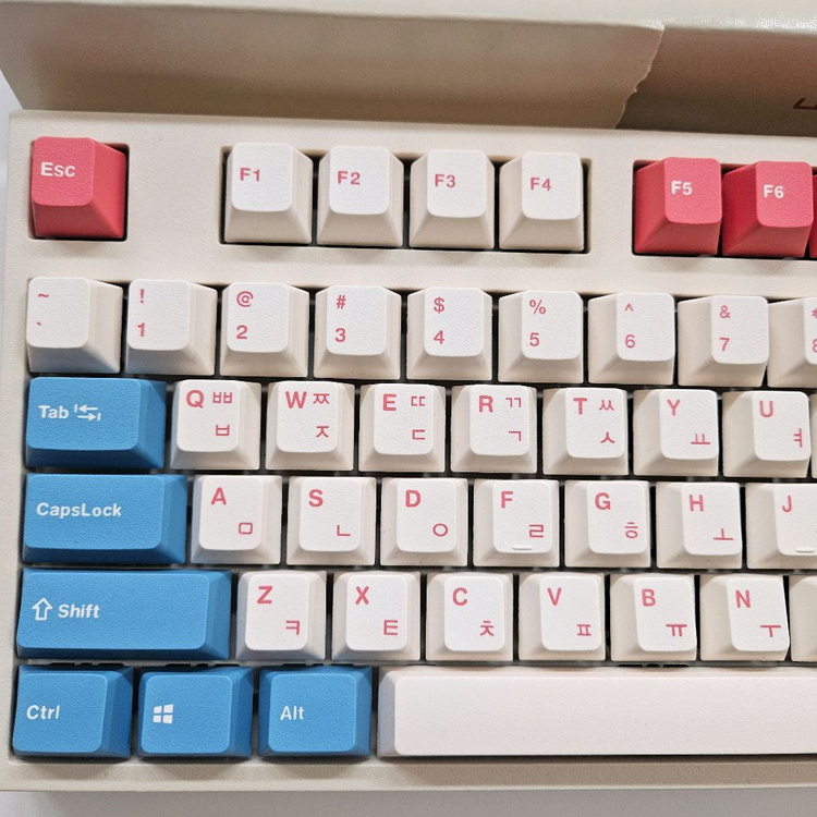 레오폴드 FC750RBT MX2A 코랄블루 기계식 키보드 저소음 적축 이미지