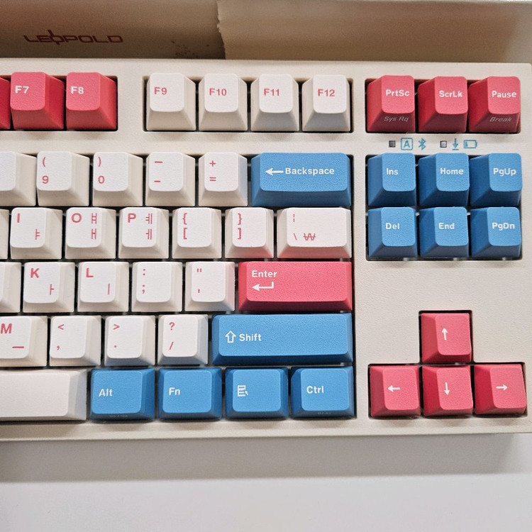 레오폴드 FC750RBT MX2A 코랄블루 기계식 키보드 저소음 적축 이미지