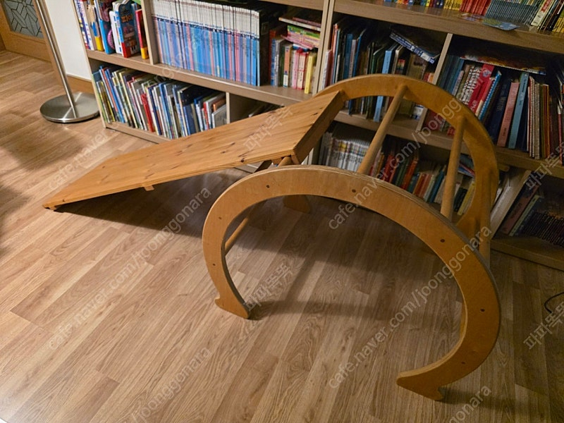 발도르프 원목 정글짐 미끄럼틀 판매합니다. 이미지