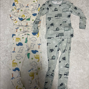 아동 어린이 내의 내복 85호 2벌 일괄 이미지