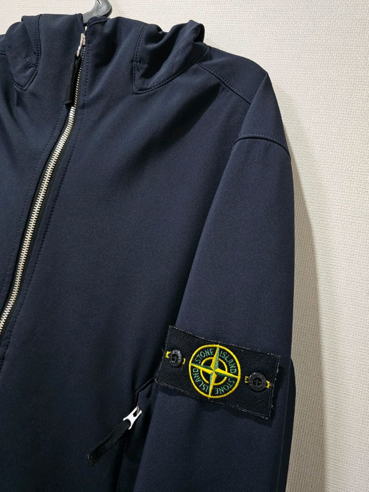 정품 스톤아일랜드 20SS 소프트쉘 후드 점퍼 자켓 100 / L 이미지