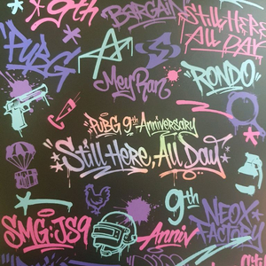 미개봉 배그 9주년 키트 풀세트 2000 지코인 응원봉 팝니다 이미지