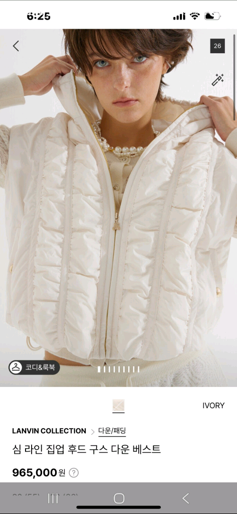 랑방,후드 구스다운 베스트 이미지