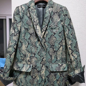 (정품거의새옷)쟈딕앤볼테르 파이톤 패턴 자켓 S 이미지