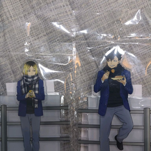 하이큐 교복 아크릴. 켄마/쿠로오 2종 이미지