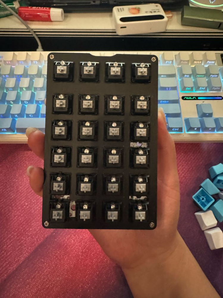 겟앰프드 키보드 ymdk21 v2 24키 (키캡포함) 이미지