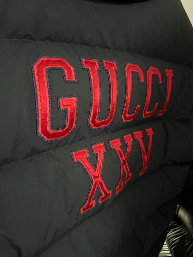 구찌mlb 콜라보 롱패딩 이미지