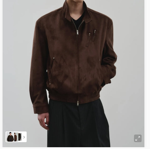 알리스 스웨이드 해링턴 자켓 이미지