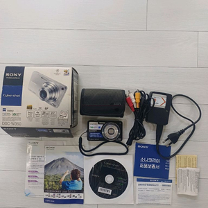 소니 사이버샷 DSC-W350 이미지