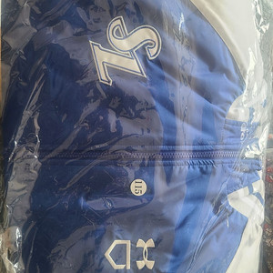 삼성 라이온즈 언더아머 동계점퍼 115사이즈 새제품 이미지