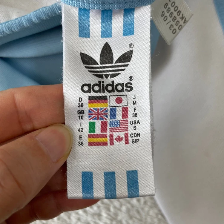 S 아디다스 희귀 대장 화이트스카이블루 트랙탑 져지 부에노스 이미지