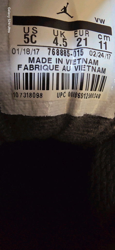 키즈 110) 나이키 조던 키즈 운동화, 키즈 조던6 / 아동 신발 슈즈 이미지