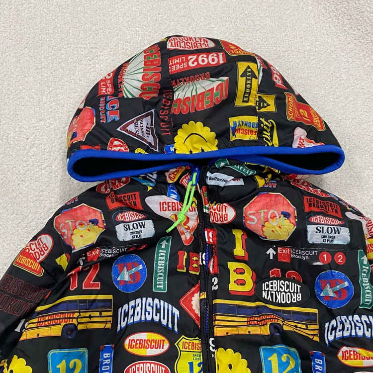 아이스비스킷 키즈 리버시블 양면 뽀글이 롱 후리스 155 이미지