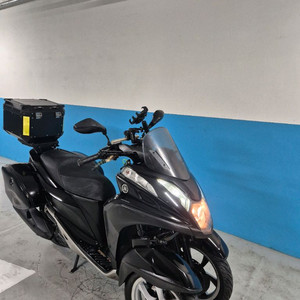야마하 트리시티125 블랙 오토바이 삼박스 경정비완 팝니다 이미지