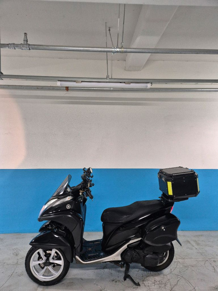 야마하 트리시티125 블랙 오토바이 삼박스 경정비완 팝니다 이미지