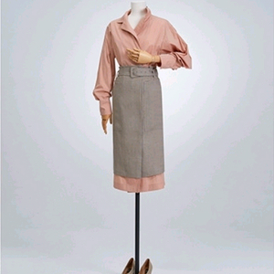 타임 벨트 원피스 프리사이즈 이미지