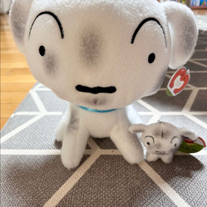 짱구 흰둥이 탄광마을 인형+키링 세트 이미지
