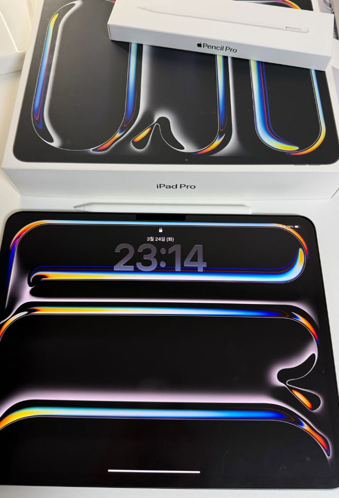 아이패드 프로13 m4 배터리성능100 애케플 포함 이미지