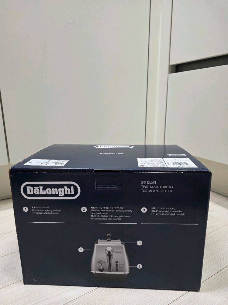 드롱기 아이코나 토스터기 새상품 미개봉 이미지