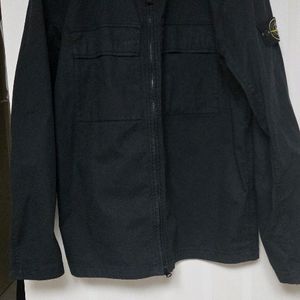 23s스톤 아일랜드 10210 더블 포켓 코튼 오버셔츠 블랙 XL 이미지