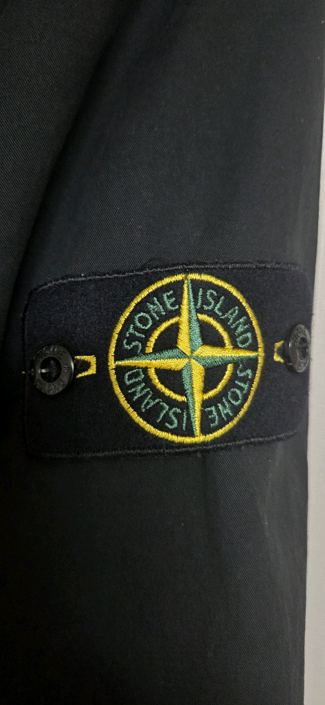 23s스톤 아일랜드 10210 더블 포켓 코튼 오버셔츠 블랙 XL 이미지