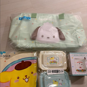 산리오 쿠지 프리미엄 아타리쿠지 포차코 세트 이미지