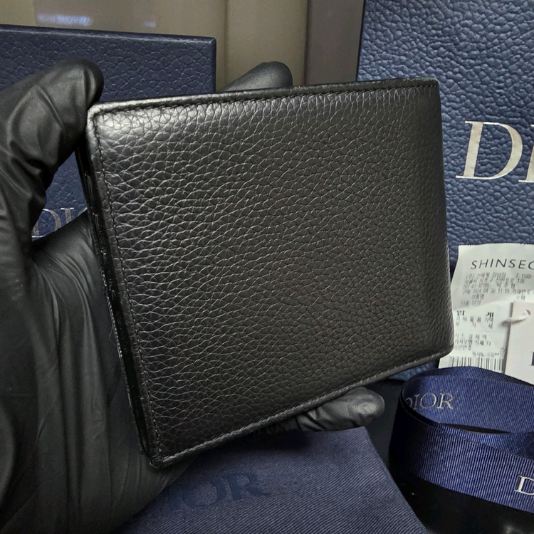 [클로젯][풀구성+영수증]디올 새들 디올 오블리크 자카드 반지갑 이미지