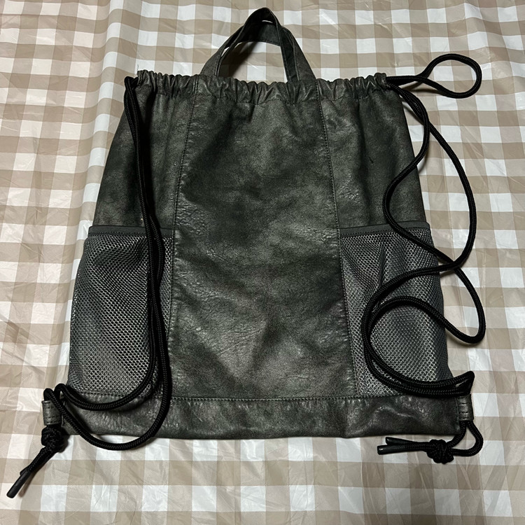 트레블 워싱 레더 짐색 가방 힙색 가죽 이미지