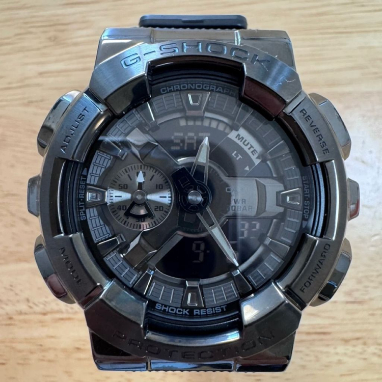 지샥 메탈 빅페이스 (GM-110) 블랙 (S급) 이미지