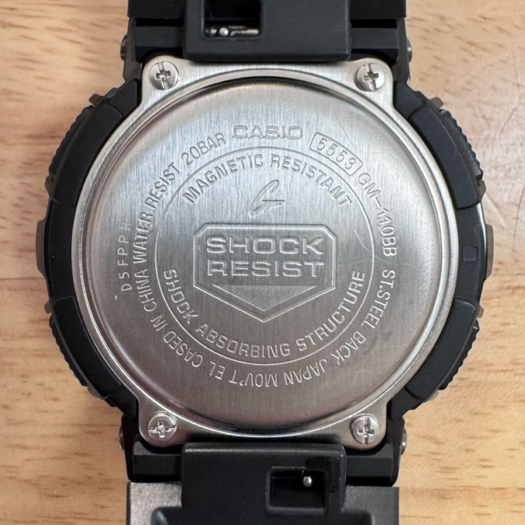 지샥 메탈 빅페이스 (GM-110) 블랙 (S급) 이미지