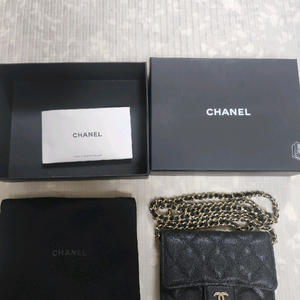 샤넬 캐비어 블랙 미니백 이미지