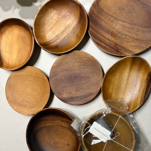 차바트리, 무인양품, 자연주의 우드 접시일괄 이미지