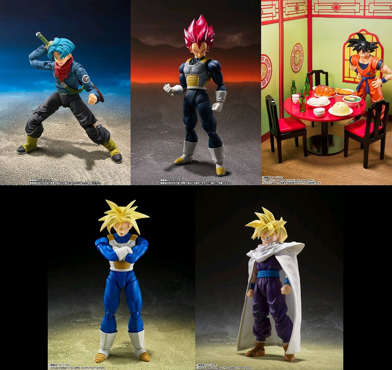 미개봉 shf 드래곤볼 낱개 이미지