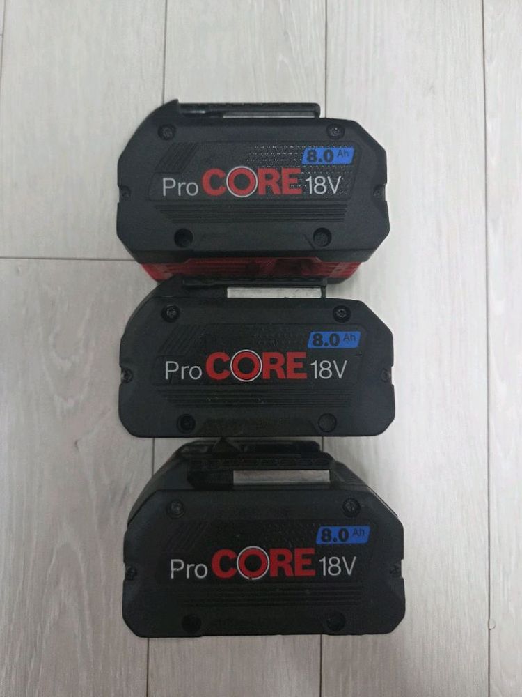 보쉬 정품 배터리 프로코어 8.0 이미지