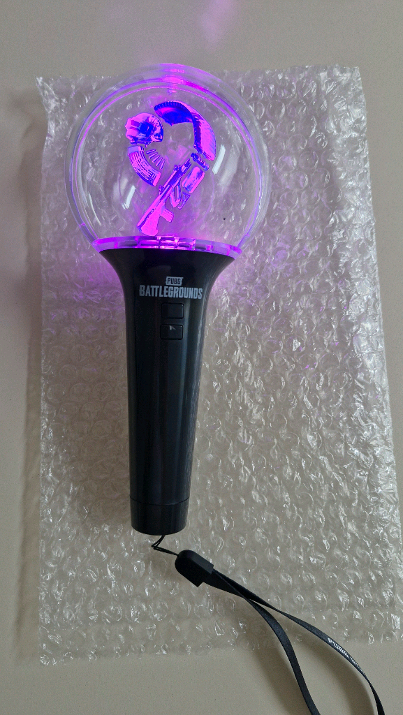 PUBG 배틀그라운드 9주년 응원봉 이미지