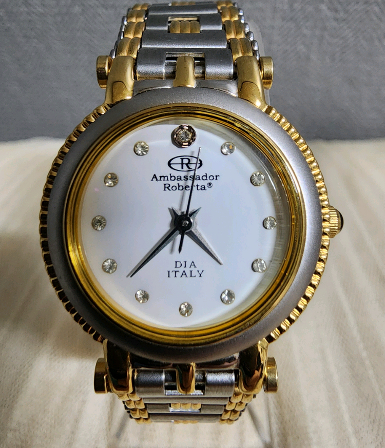 앰버서더 로베르타 골드 콤비 여성시계 이미지
